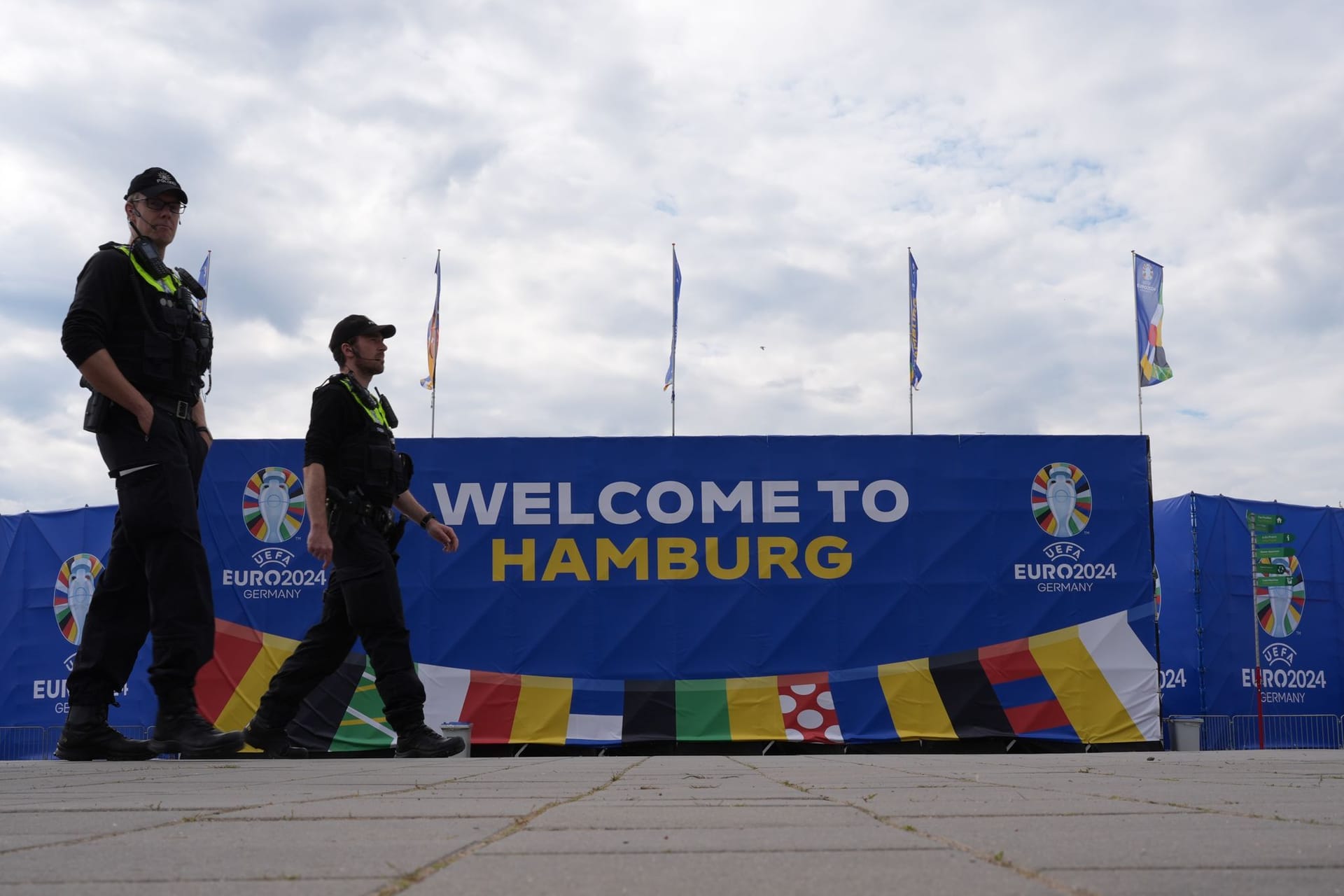 Fanzone in Hamburg