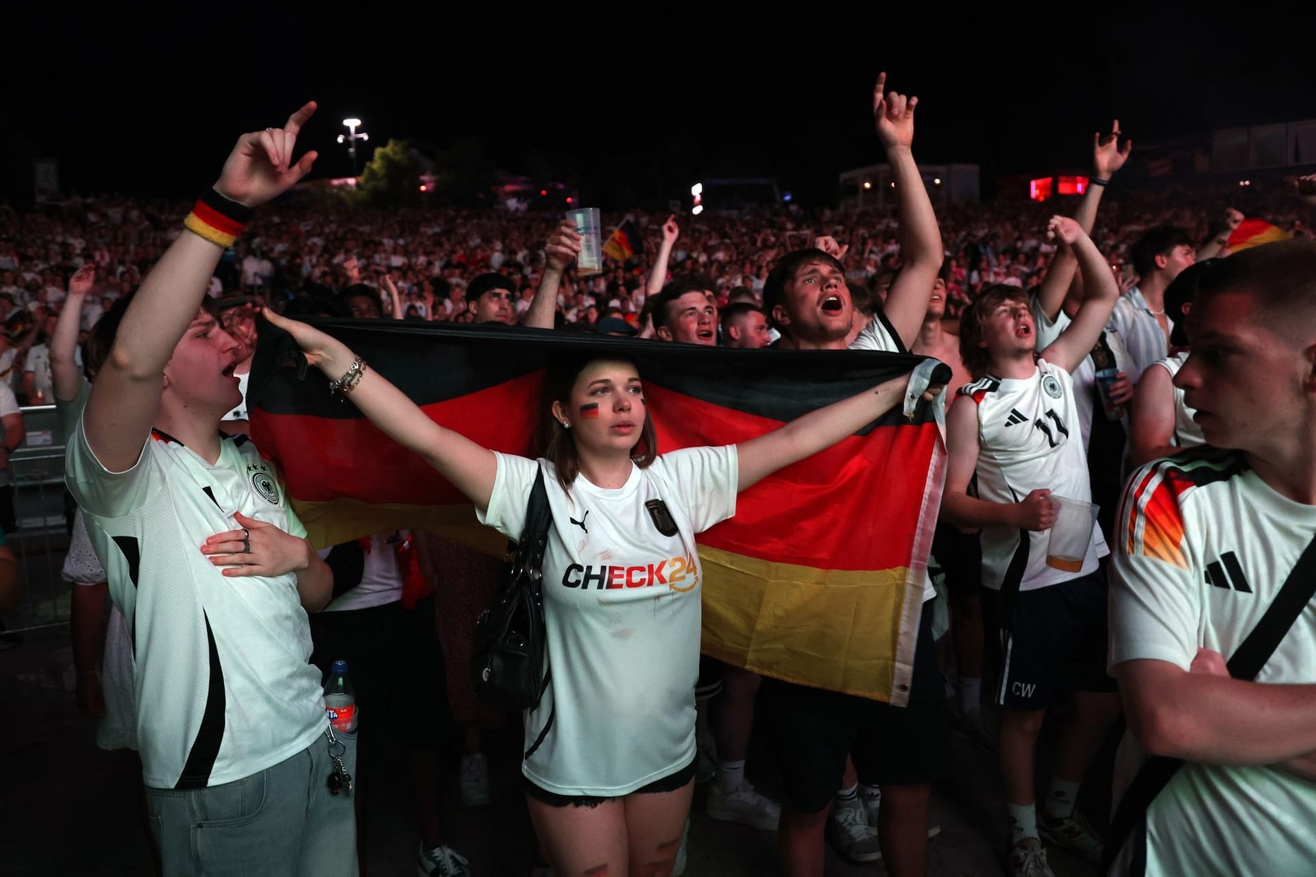 Euro 2024: Deutschland - Dänemark - München Fanzone