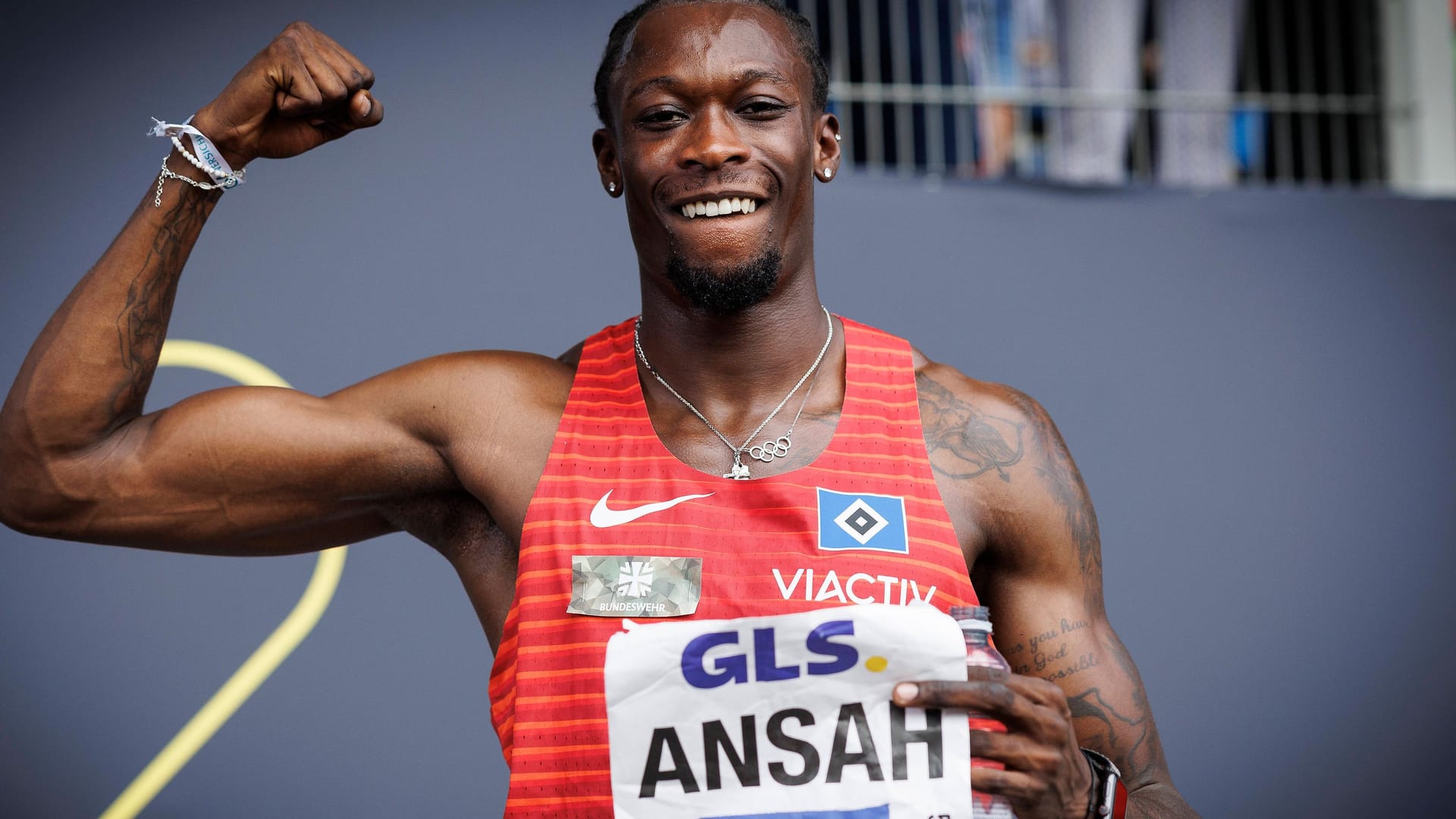 Owen Ansah: Der deutsche Sprinter überragte in Braunschweig.