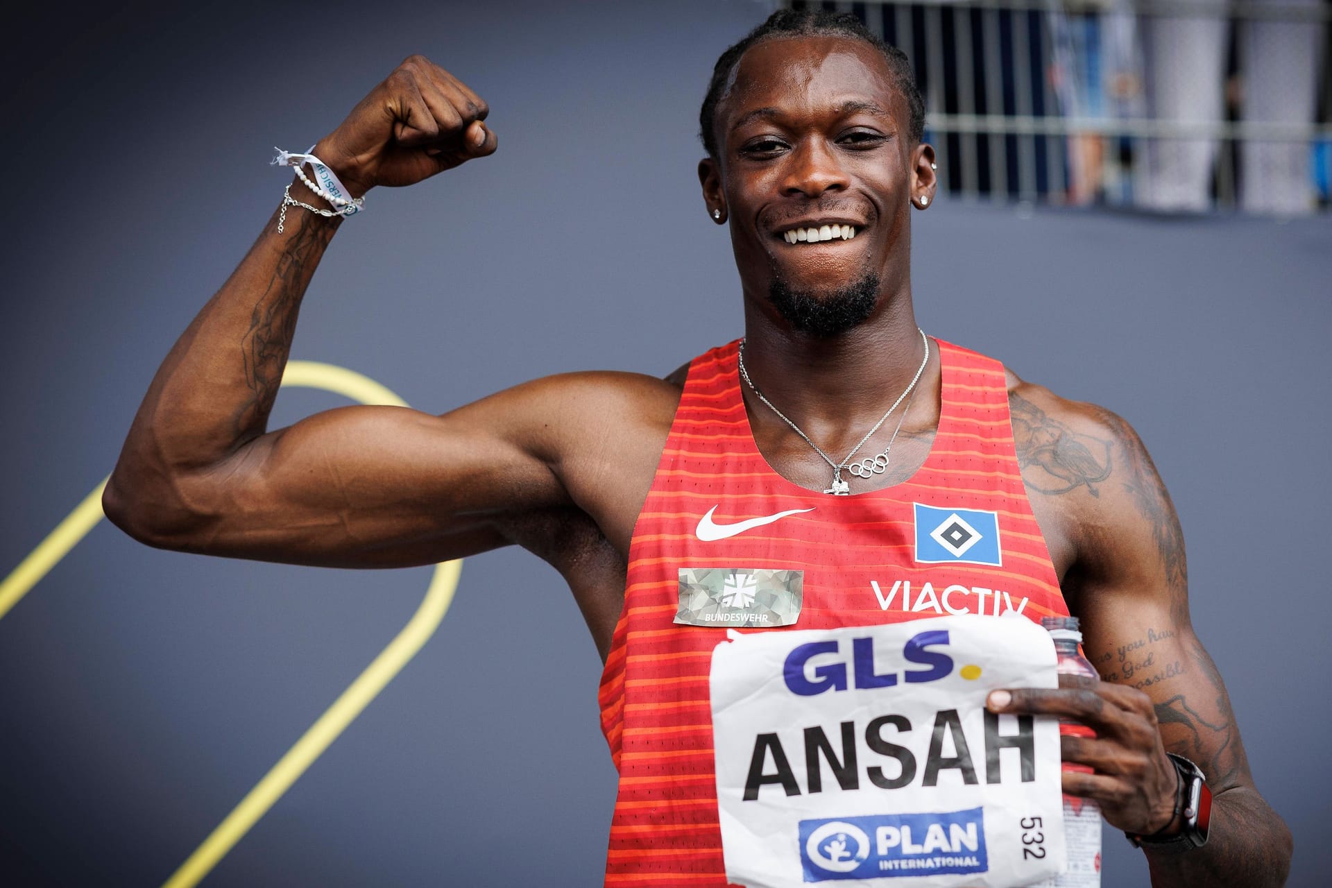 Owen Ansah: Der deutsche Sprinter überragte in Braunschweig.