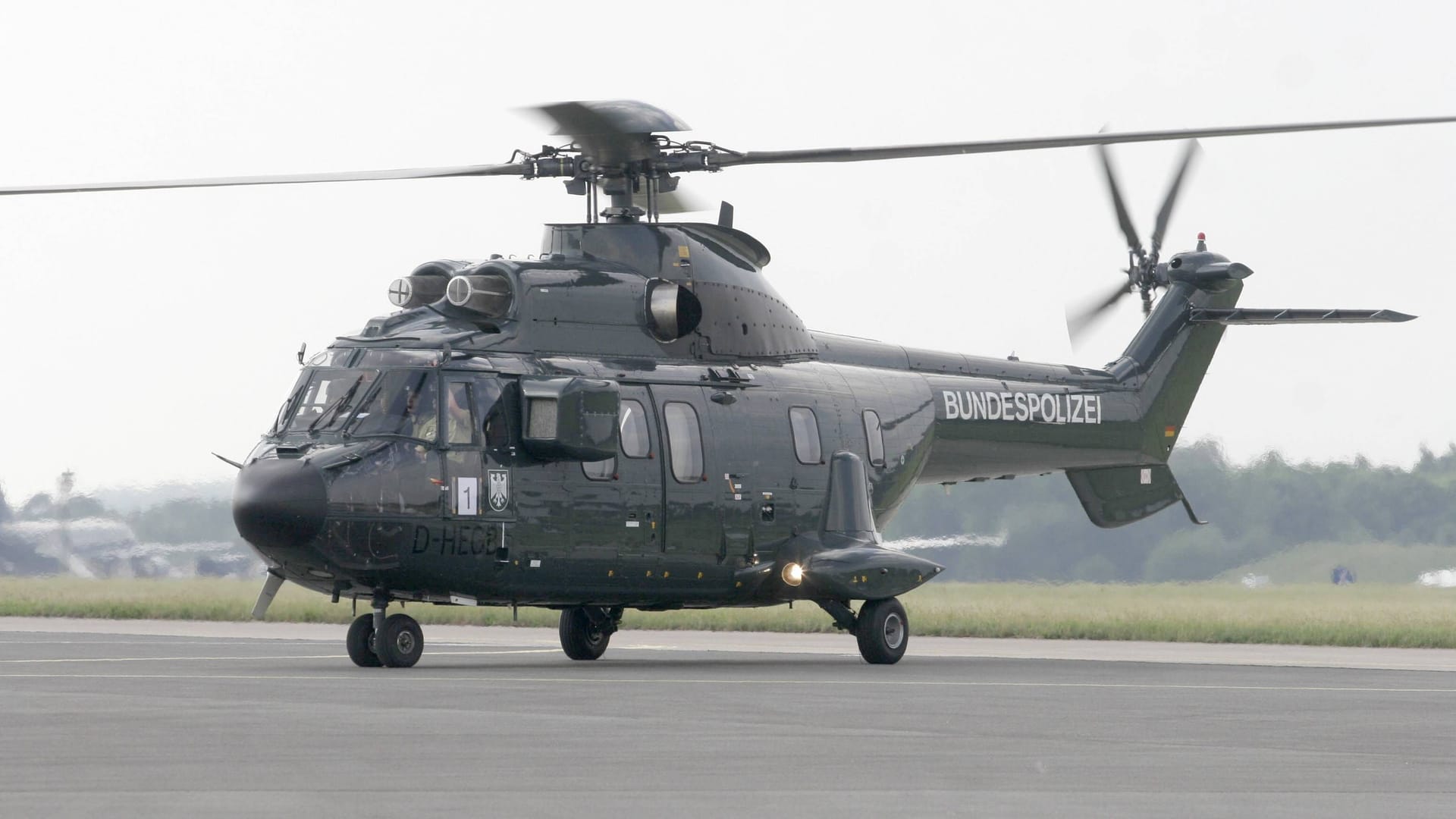 Hubschrauber "Super Puma": Bis zu 44 neue Hubschrauber dieses Typs bekommt die Bundespolizei.