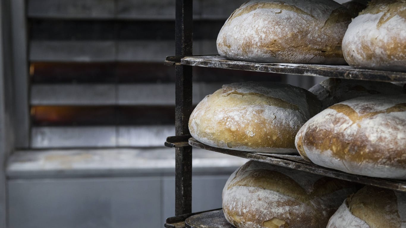 Frisch gebackenes Brot liegt in einem Regal (Symbolbild): Die Bremer Bäckerei Trage schließt Ende Juni nach 146 Jahren.