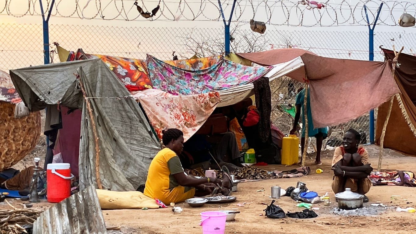 Flüchtlinge aus dem Sudan