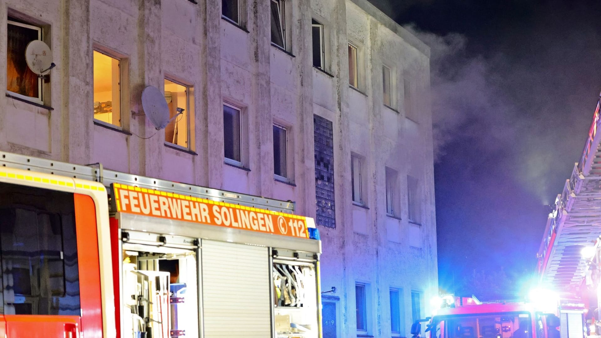 Brand in Solingen