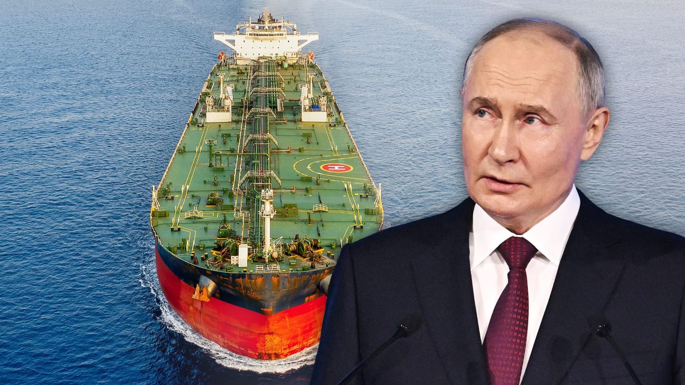 Wladimir Putin: Der russische Präsident schickt Tausende Schrotttanker durch die Weltmeere.