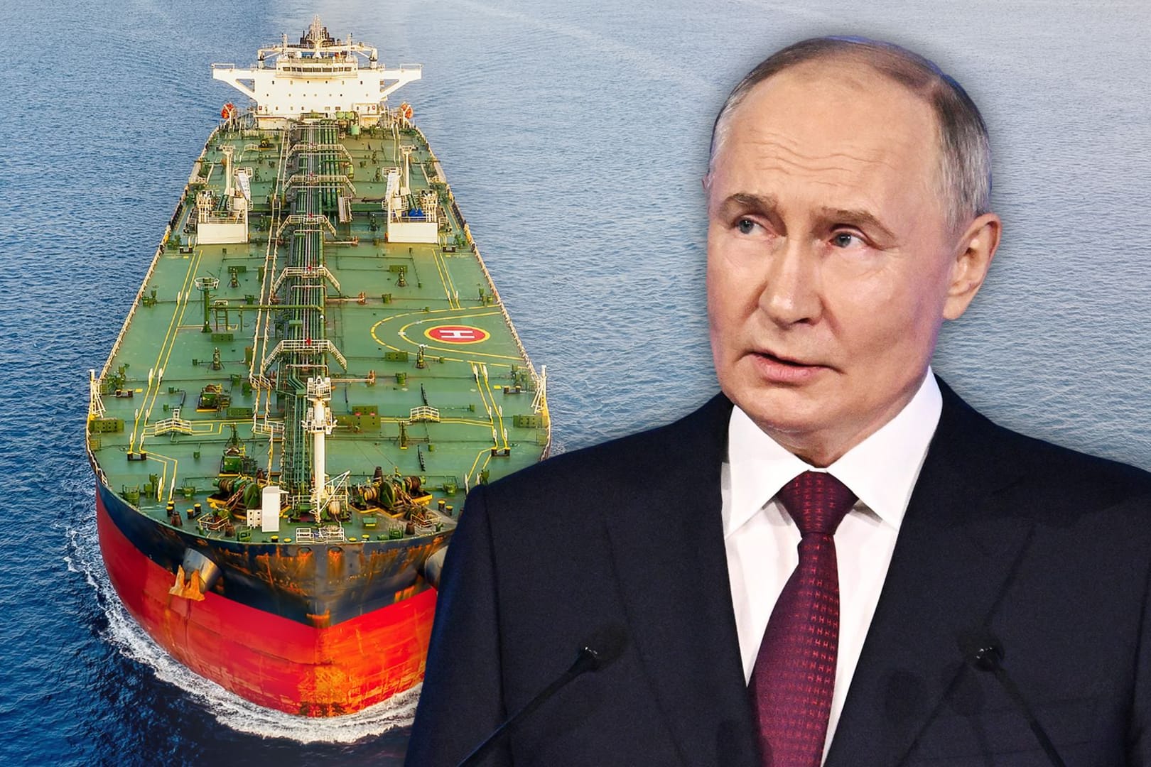 Wladimir Putin: Der russische Präsident schickt Tausende Schrotttanker durch die Weltmeere.