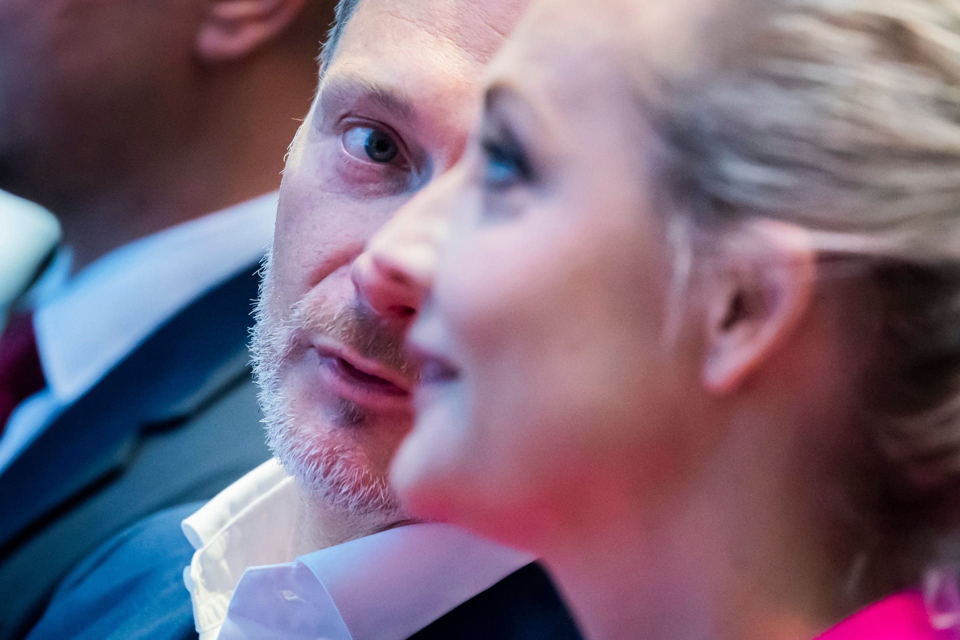 Christian Lindner (FDP) und Julia Nawalnaja: Der Finanzminister schickte eine deutliche Botschaft Richtung Kreml.