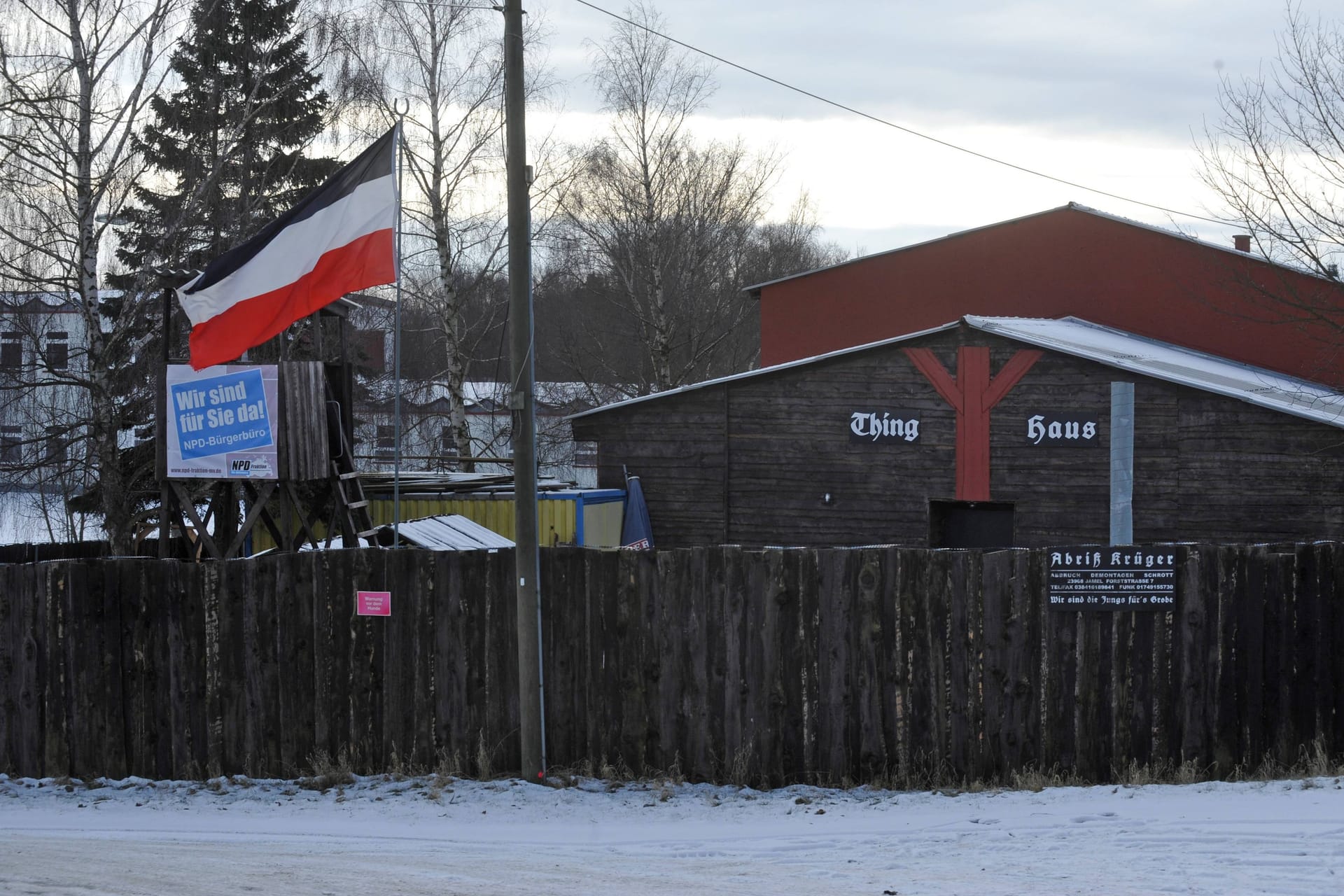 Das "Thinghaus" in Grevesmühlen (Archivbild): Hier vernetzte sich jahrelang die rechtsextreme Szene in Nordwestmecklenburg.