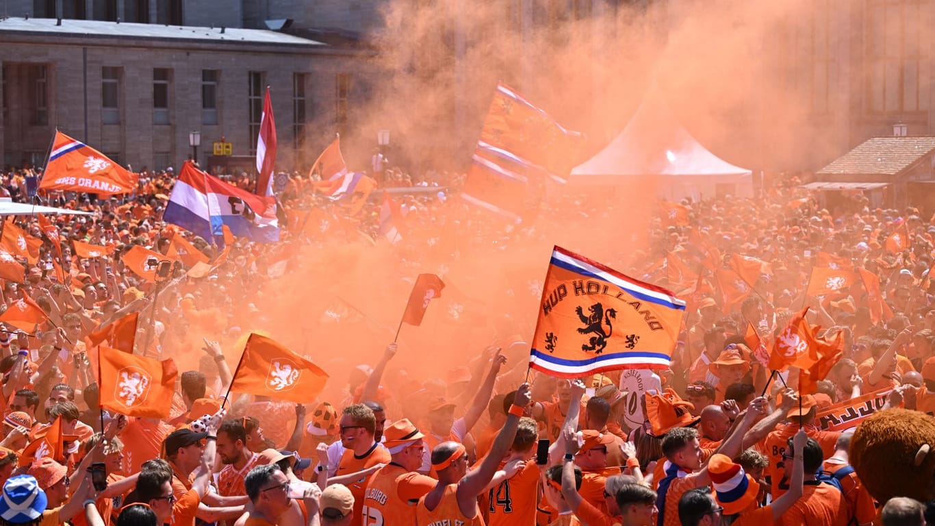 Euro 2024 - Fans gather for Netherlands v Austria
