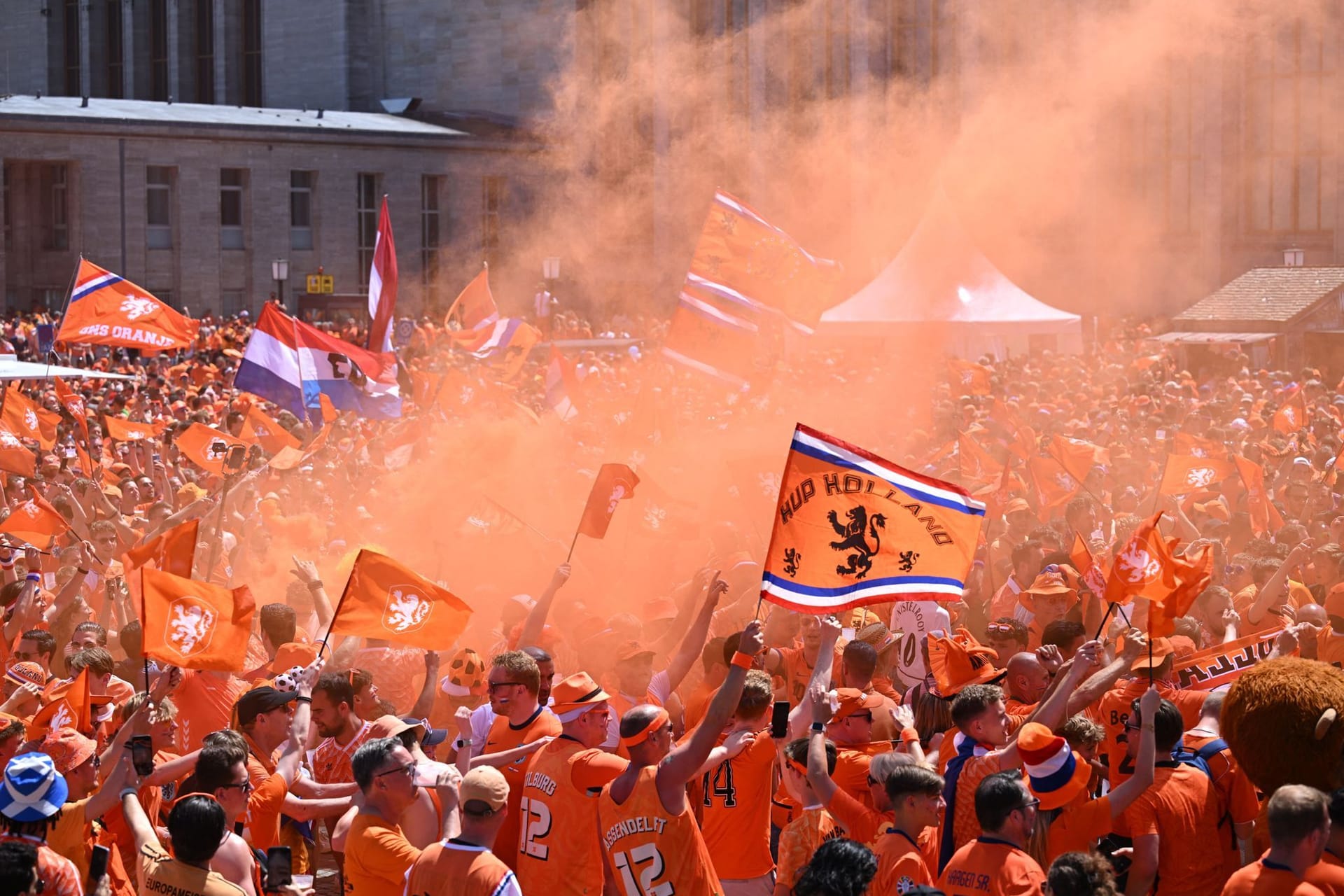 Euro 2024 - Fans gather for Netherlands v Austria