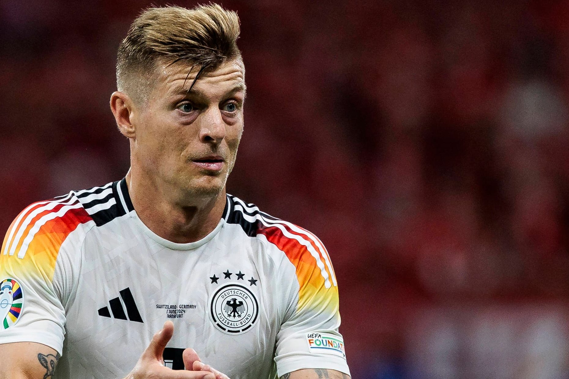 Einer der Anführer und Motivatoren der deutschen Nationalmannschaft: Toni Kroos.