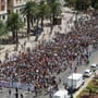 Auch in Málaga großer Protest gegen Massentourismus