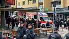 Polizeieinsatz nahe der Reeperbahn in Hamburg-St. Pauli: Die Polizei einen bewaffneten Mann angeschossen.