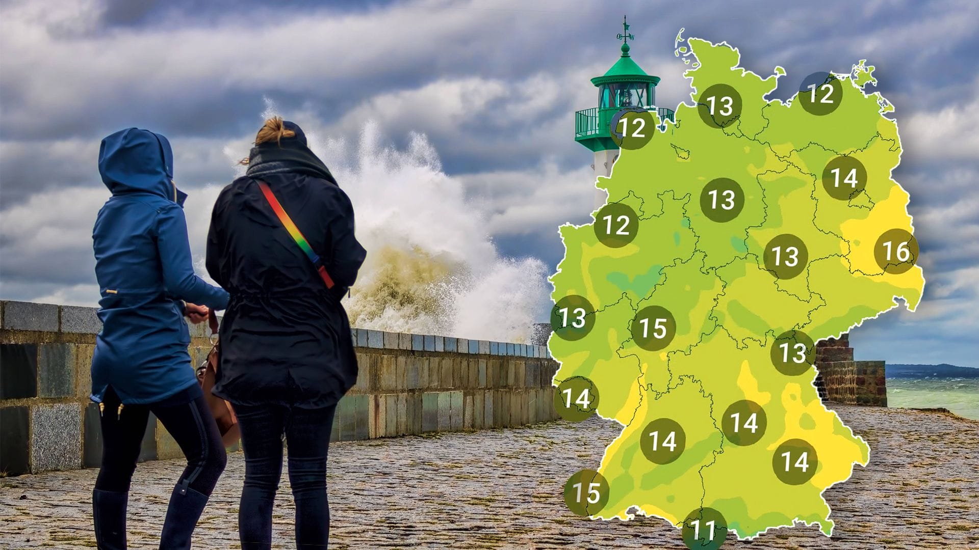 Wetterlage in Deutschland