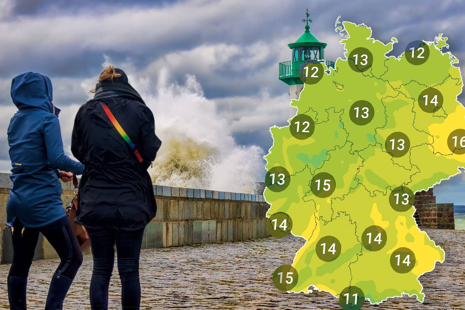 Wetterlage in Deutschland