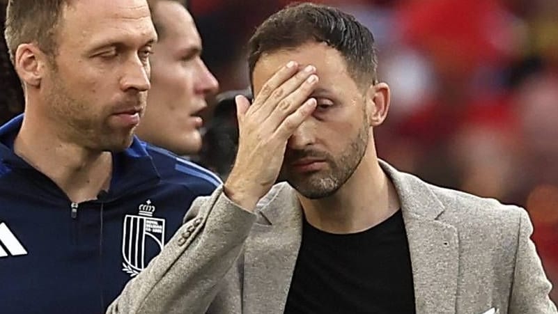 Belgiens Nationaltrainer Domenico Tedesco: Durchwachsene Vorstellungen mit den "Red Devils" bei der EM.