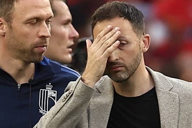 Belgiens Nationaltrainer Domenico Tedesco: Durchwachsene Vorstellungen mit den "Red Devils" bei der EM.