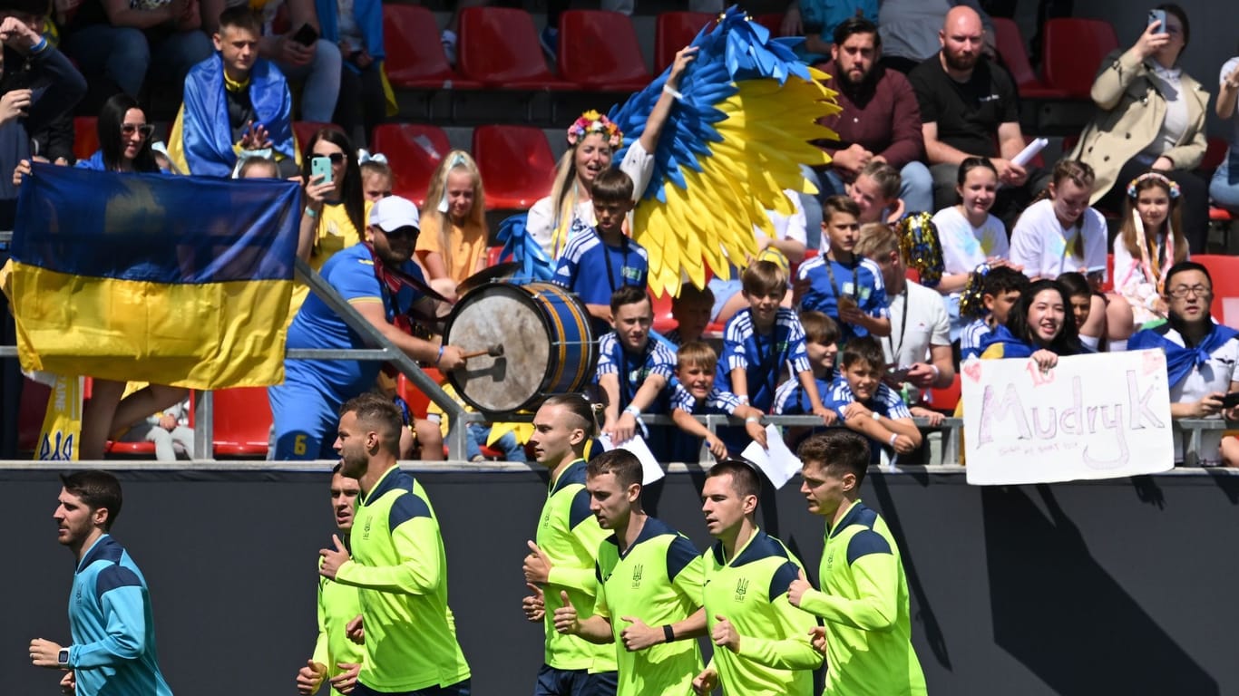 Ukrainische Mannschaft in Wiesbaden