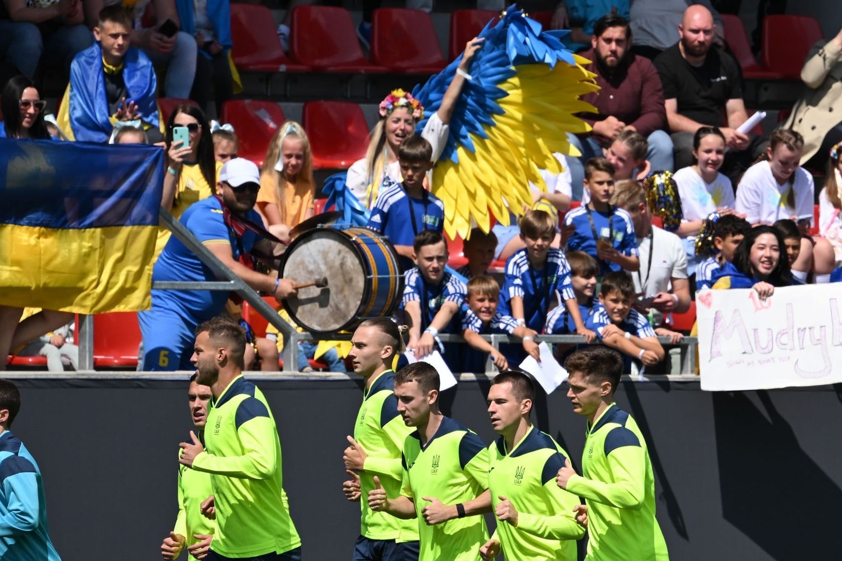 Ukrainische Mannschaft in Wiesbaden