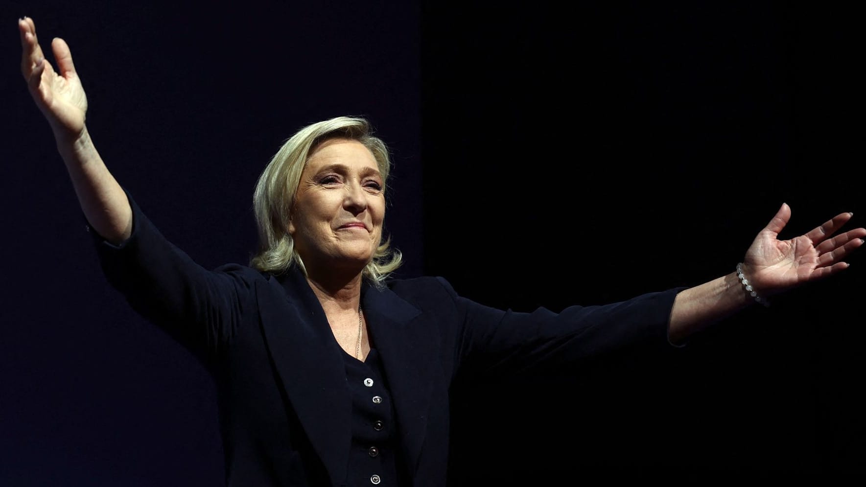 Marine Le Pen: Sie hat Grund zur Freude.