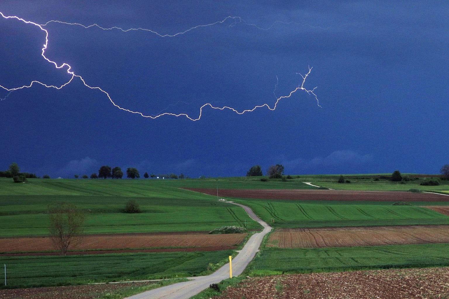 Gewitter über Baden-Württemberg
