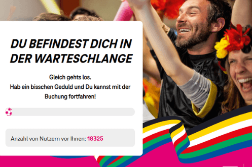 Warteschlange bei MagentaTV: Einige User hatten Probleme mit dem Stream der Partie Schweiz gegen Ungarn und verpassten den Beginn der Übertragung.