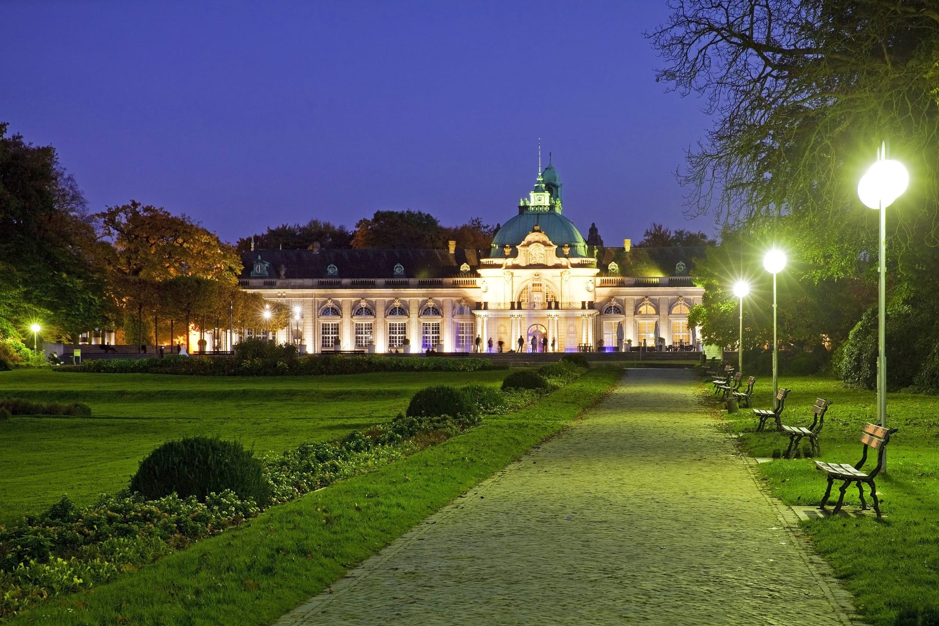 Der Kurpark in Bad Oeynhausen: Hier ist es zu dem tödlichen Angriff gekommen.