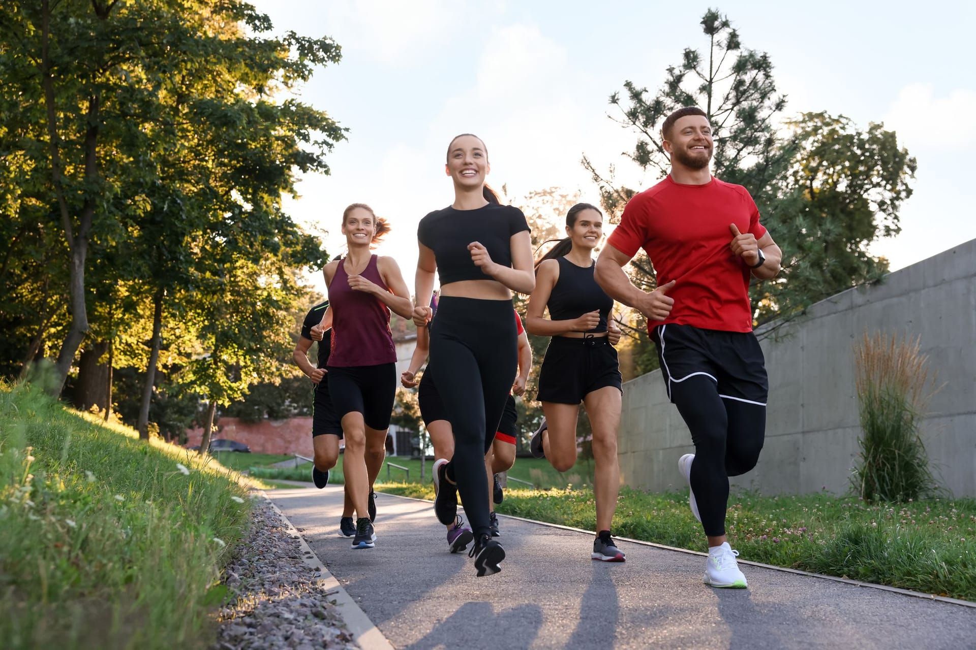 Gruppe von Joggern