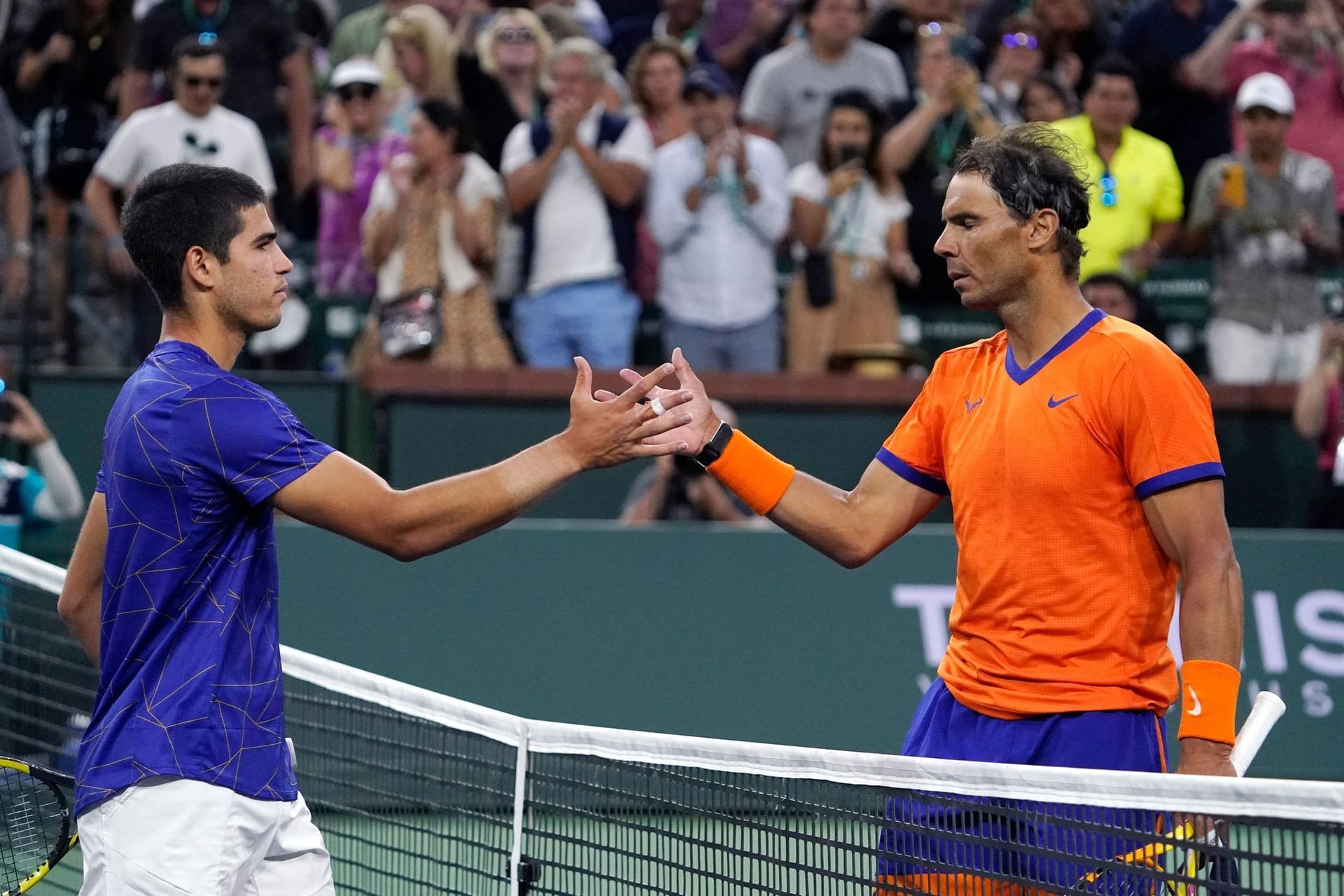 Carlos Alcaraz und Rafael Nadal