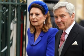 Carole und Michael Middleton: Sie unterstützten ihren Schwiegersohn.