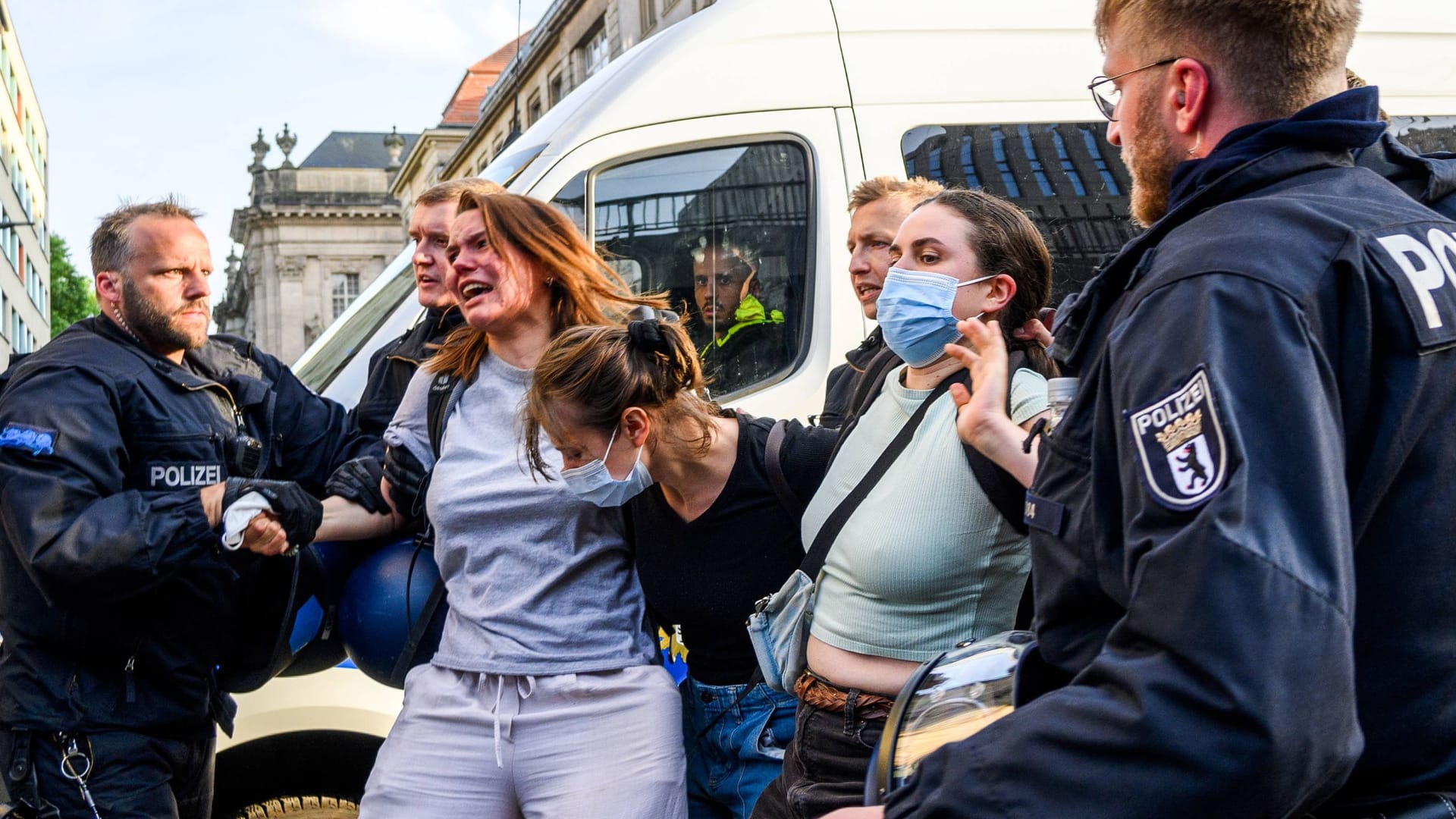 Die Besetzung der Humboldt-Universität durch pro-palästinensische Demonstranten wird aufgelöst.