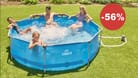 Im Onlineshop von Lidl bekommen Sie heute einen großen Pool mit Stahlrahmen ganze 56 Prozent günstiger.