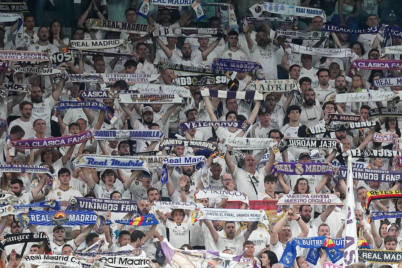 Fans von Real Madrid: Für 270 Anhänger gestaltet sich die Anreise nach London schwierig.