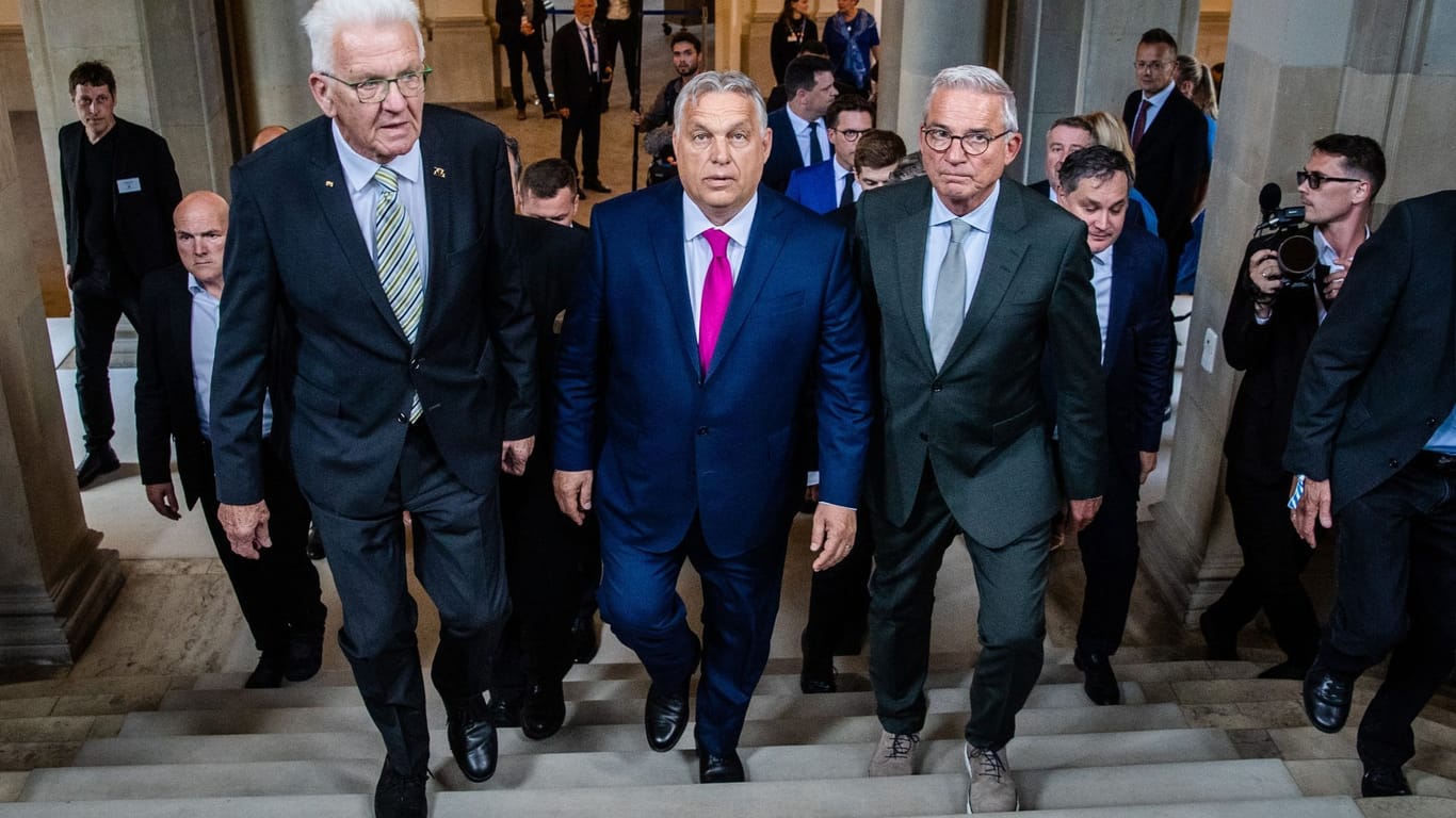 Euro 2024: Kretschmann trifft Orban