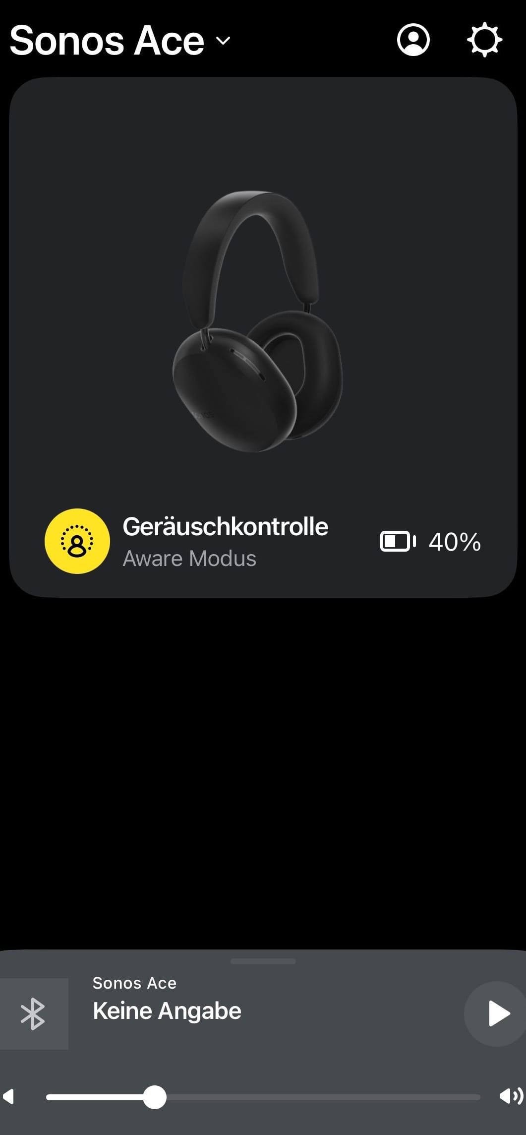 Die Einrichtung der Sonos-Kopfhörer in der App geht schnell.