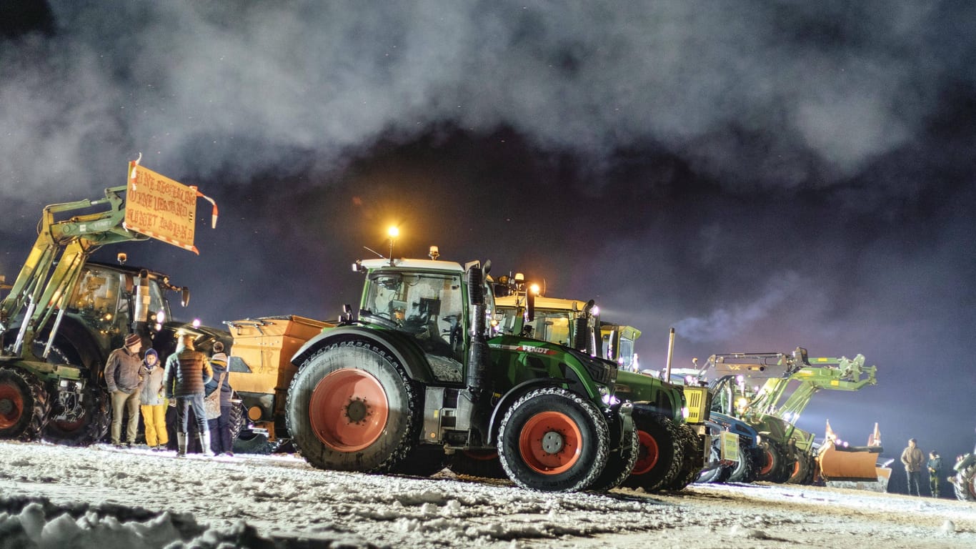 Bauernprotest in Österreich (Archivbild): Die Landwirte fürchten um ihre Existenz, sagt Florian Klenk.