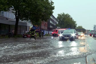 Unwetter in Hamburg