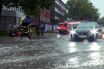 Unwetter in Hamburg