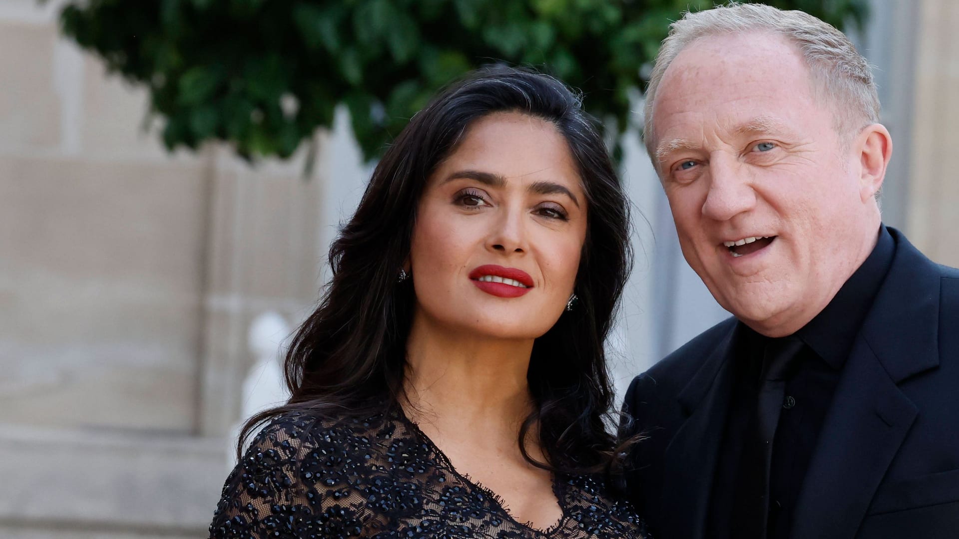 Salma Hayek mit ihrem Ehemann François-Henri Pinault