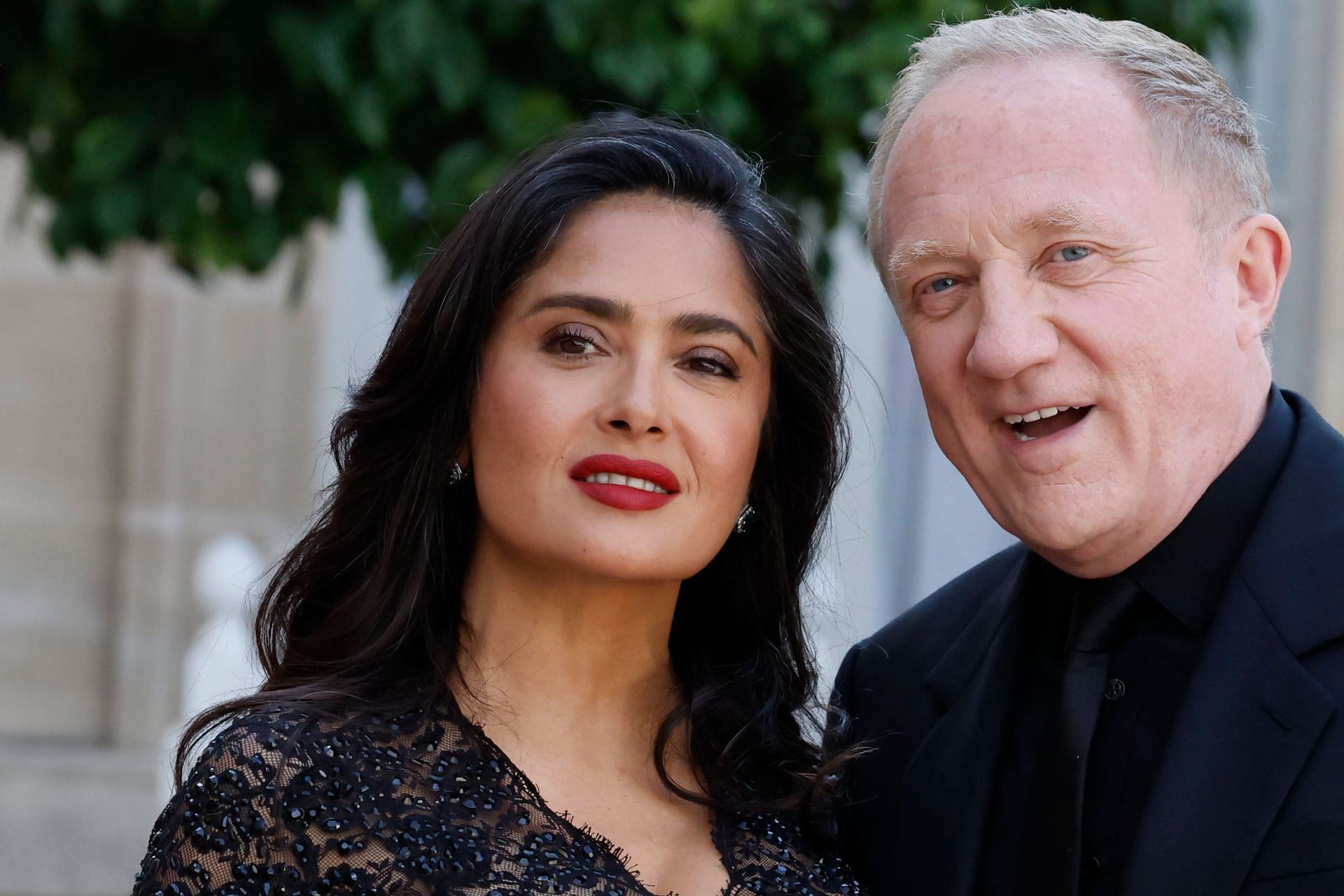 Salma Hayek mit ihrem Ehemann François-Henri Pinault