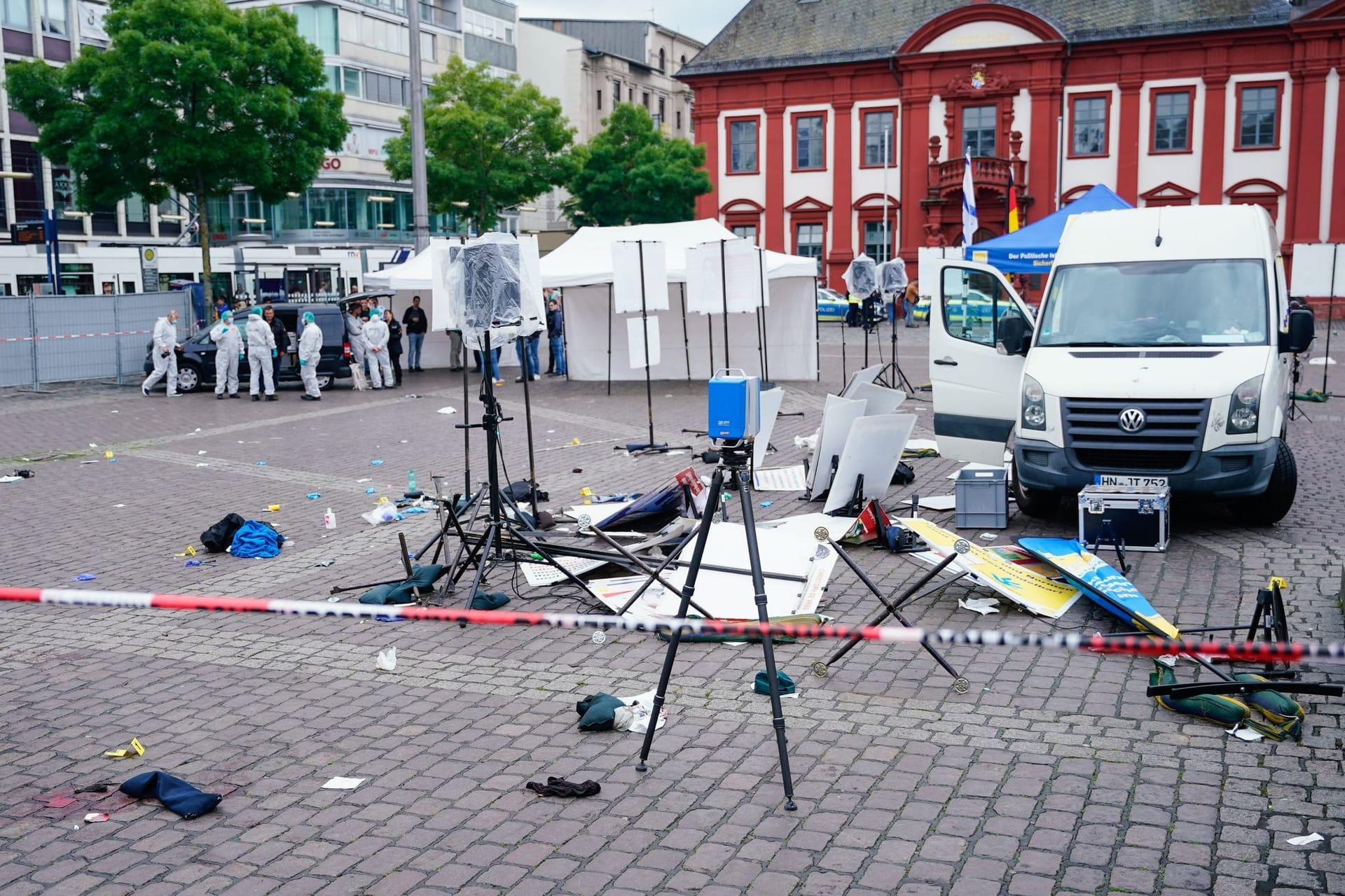 Messerangriff auf Marktplatz