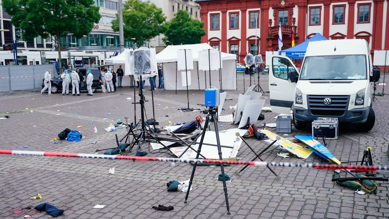 Messerangriff auf Marktplatz