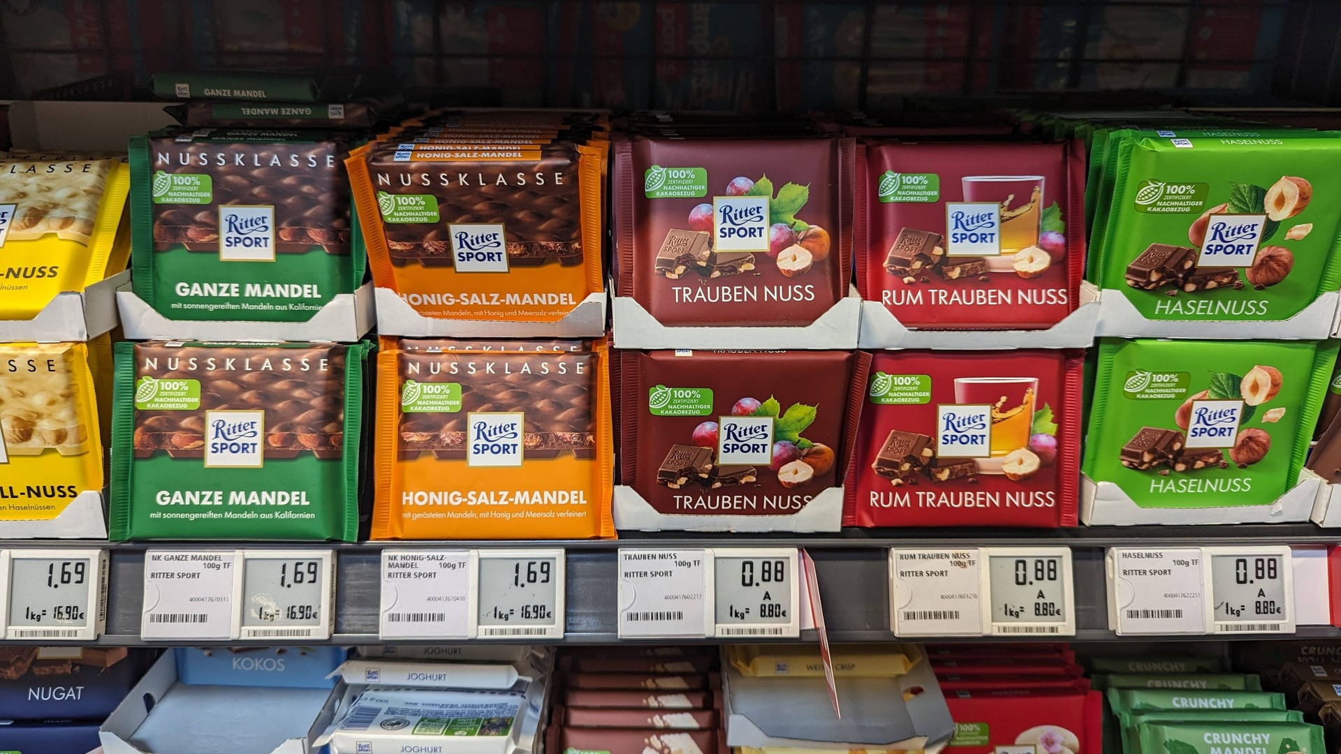 Schokolade: Ritter Sport kommt wieder in die Regale von Kaufland.