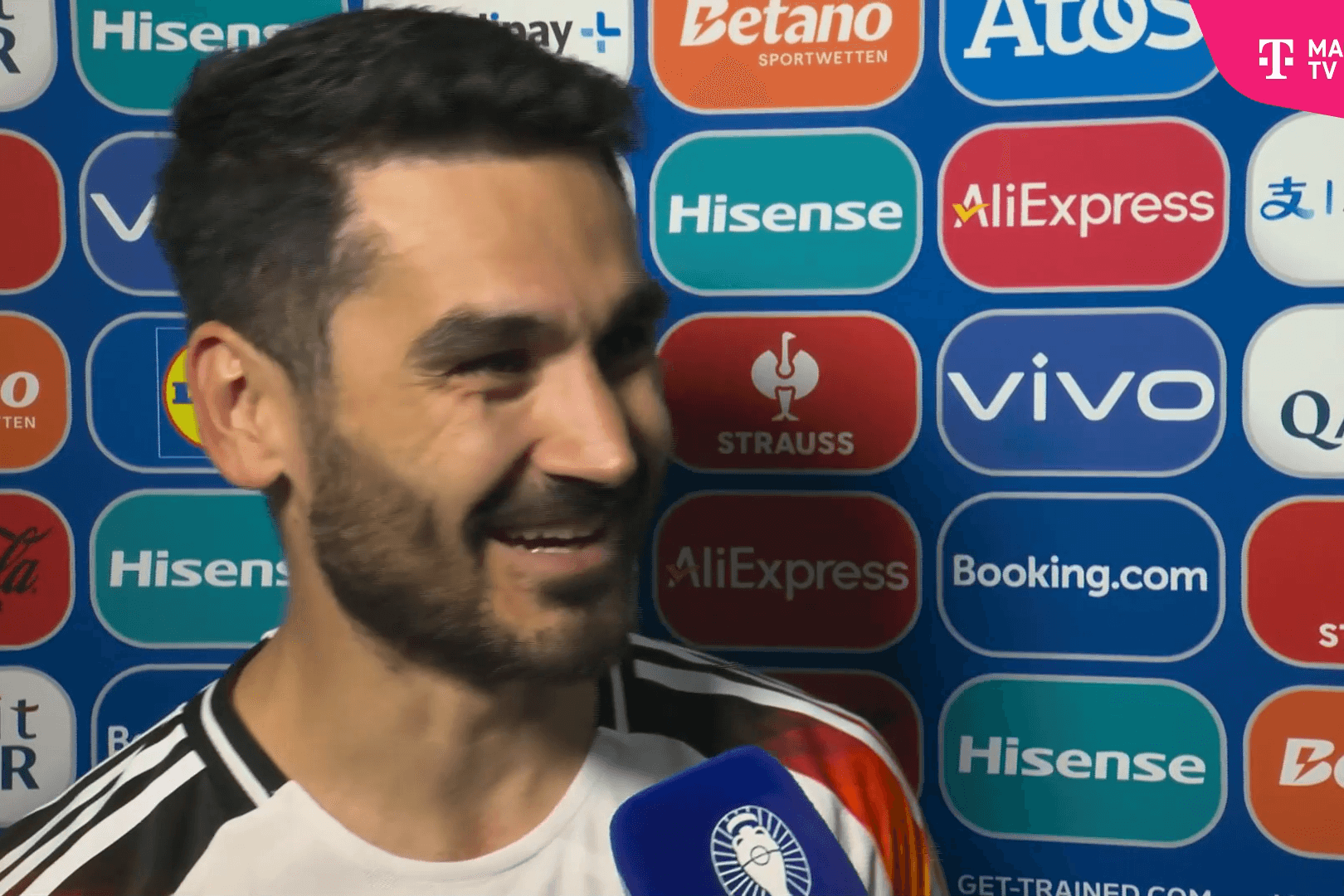 Ilkay Gündogan im Interview nach dem Auftaktsieg gegen Schottland.