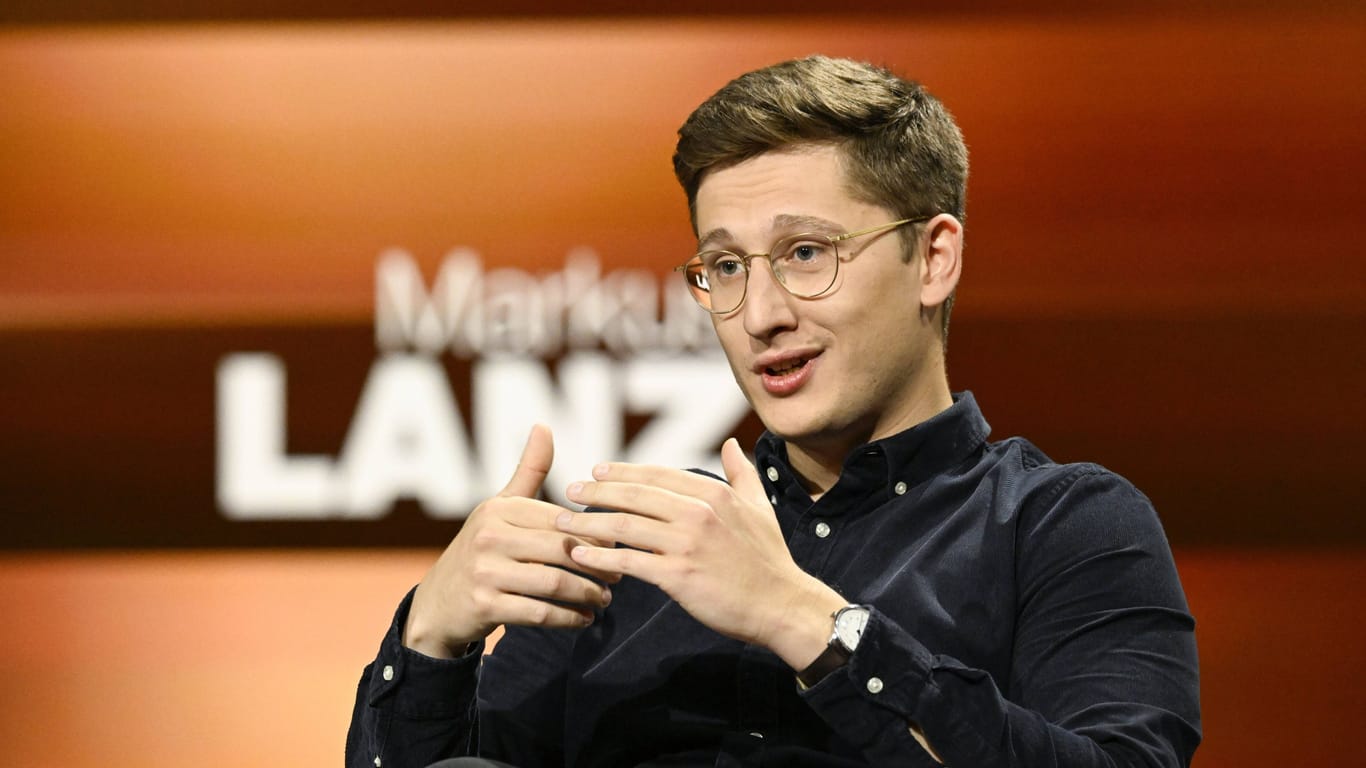 Juso-Chef Philipp Türmer in der Talkshow Markus Lanz (Archivbild).