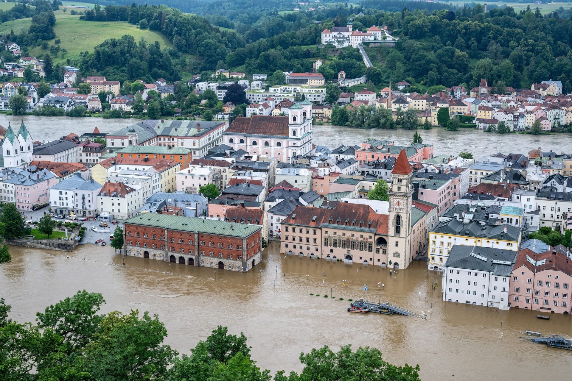 Hochwasser in Bayern - Passau