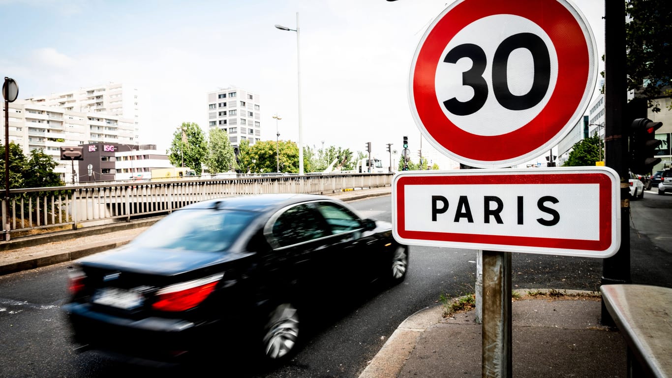 Tempo 30 in Paris: Viele Städte haben die Regelgeschwindigkeit herabgesetzt.