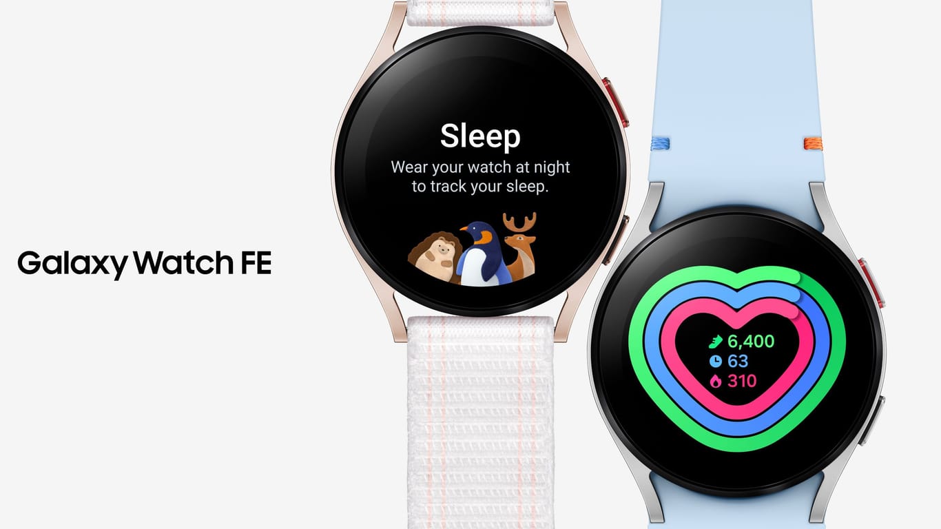 Mit der Galaxy Watch FE kommen auch zahlreiche neue Ziffernblätter.