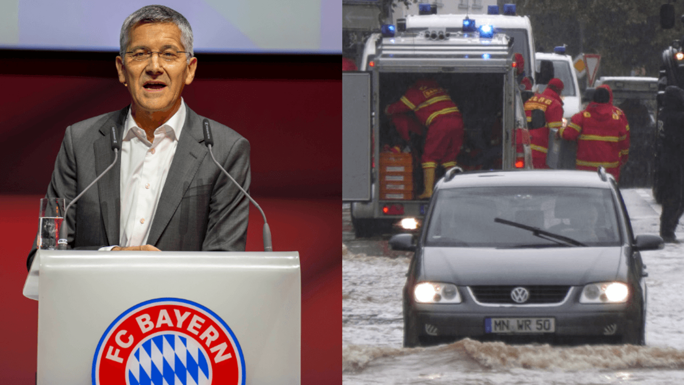 Herbert Hainer, Präsident des FC Bayern: Der Verein will schnelle und unbürokratische Hilfe in den Hochwassergebieten leisten.