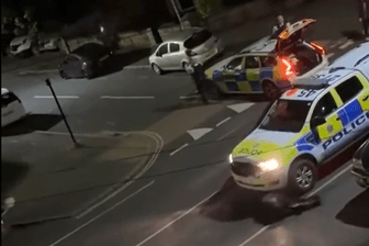 Polizisten fahren eine Kuh in London an: Das Video des Vorfalls sorgt in Großbritannien für Kritik.